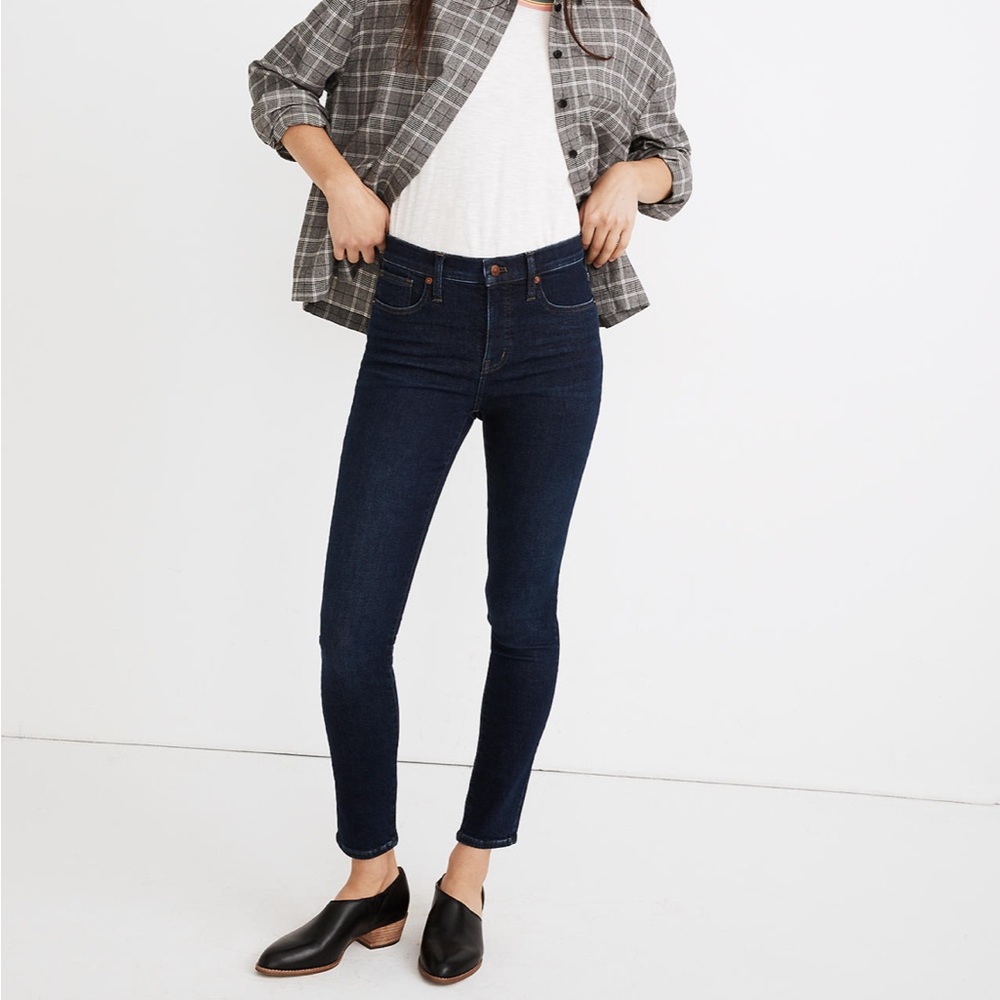Madewell 9” Mid-Rise Skinny Jeans in Orland Wash
